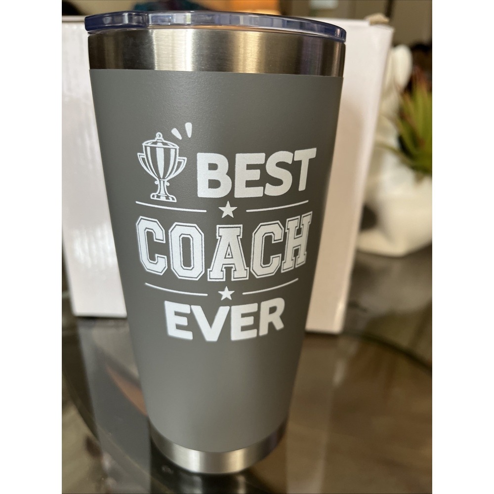 Best Coach Ever Cup 20oz  New Gray